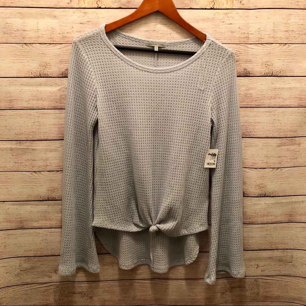 NWT Charlotte Russ Knot Tie Long Sleeve sz. M